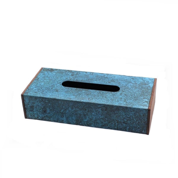 Copperware - Tissue Box Cover - Blue