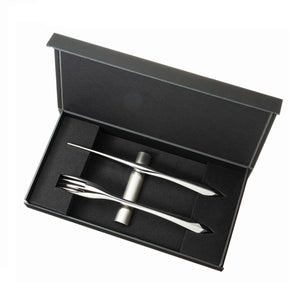 Steak Fork & Knife - Mirror Polished Suwada London